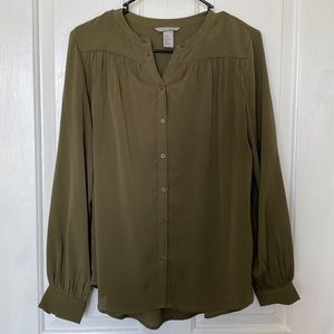 Olive Green Blouse